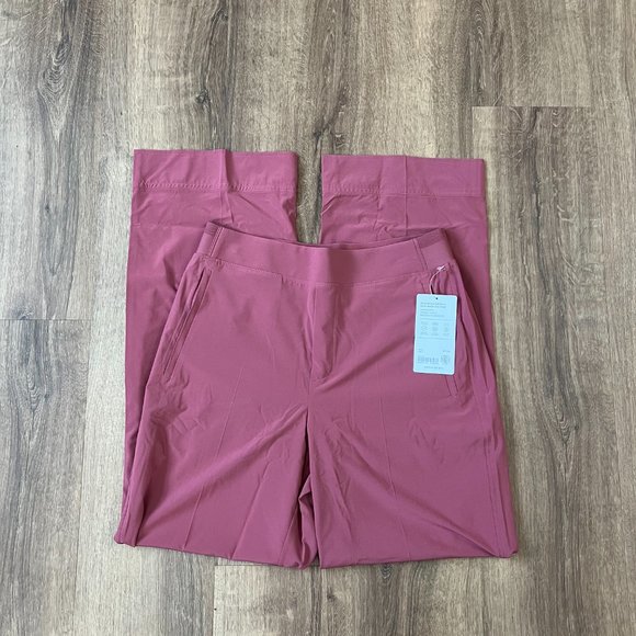 NEW Athleta Brooklyn Heights New Wide Leg Berry Pant Sz 8 - Picture 12 of 12